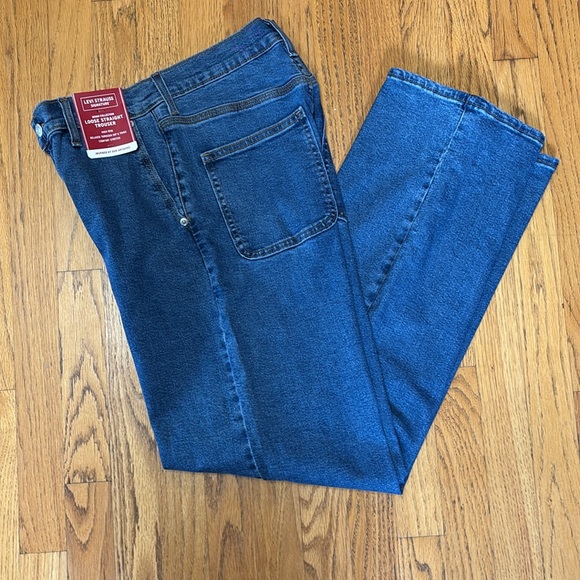 Levi’s Heritage High Rise Loose Straight NEW WITH TAG Stretch Blue Jeans Size 4 - Picture 7 of 14